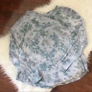 American Eagle Soft Sexy Blue Tie Die Long Sleeve